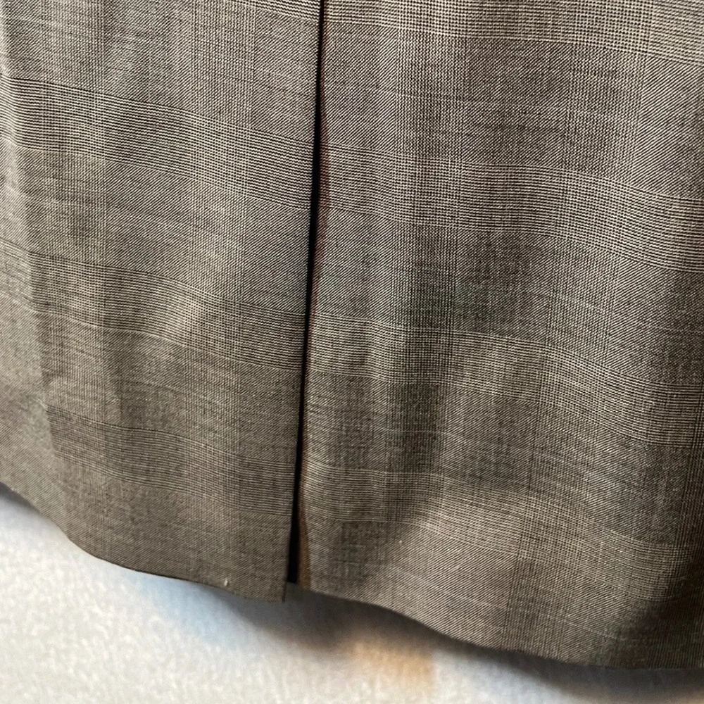 Ralph Lauren Mens 40R Brown Gray Plaid Wool Two Button Blazer‎ Sport Coat